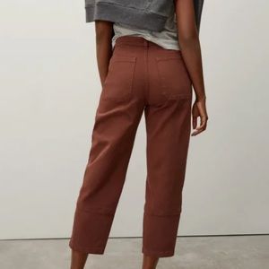 NWT Everlane Utility Barrel Pant Size 12 Rosewood